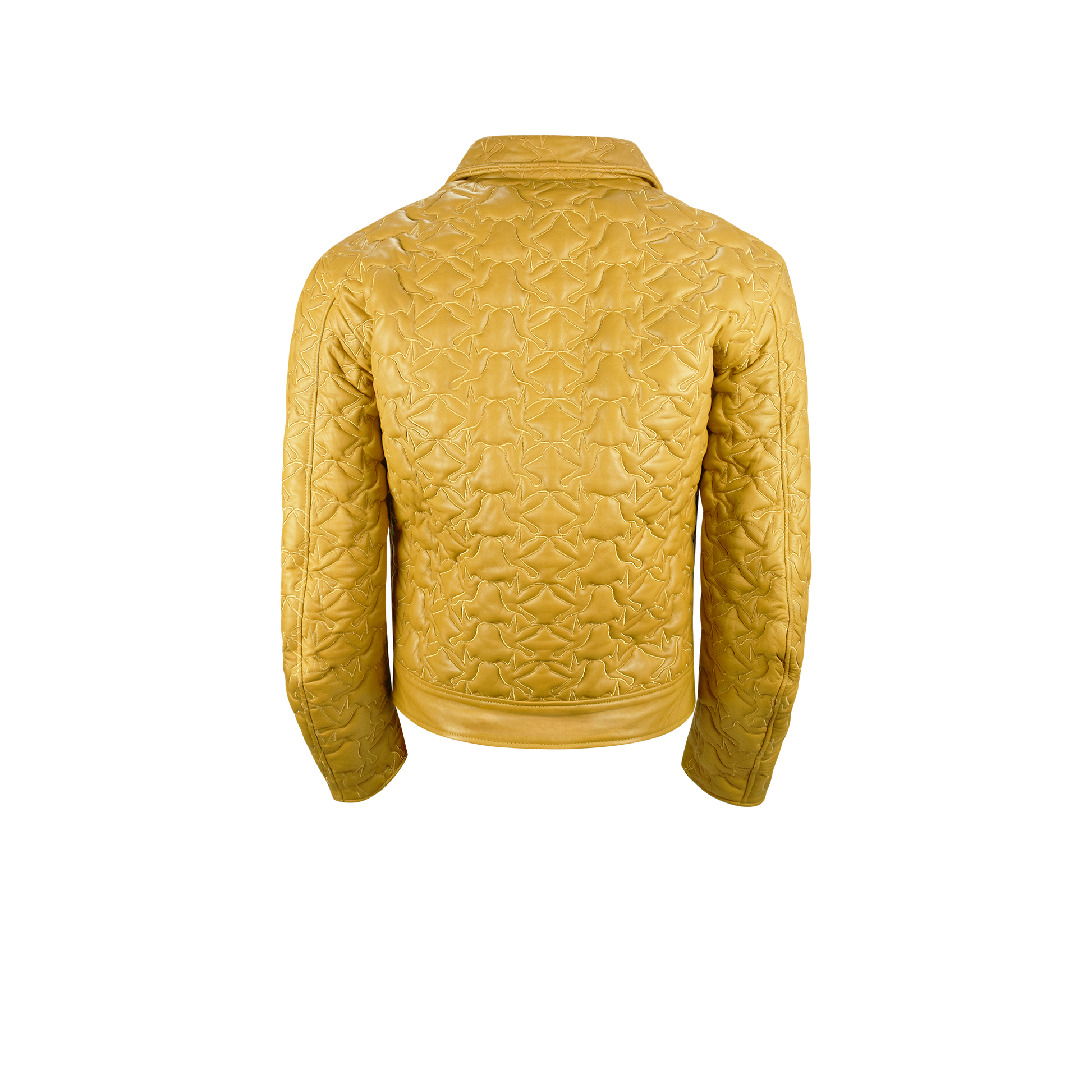3D BIRD MONOGRAM JACKET IN YELLOW