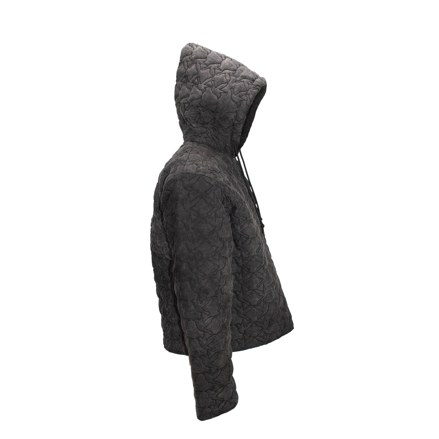 3D MONOGRAM HEAVY WEIGHT ZIP-UP HOODIE