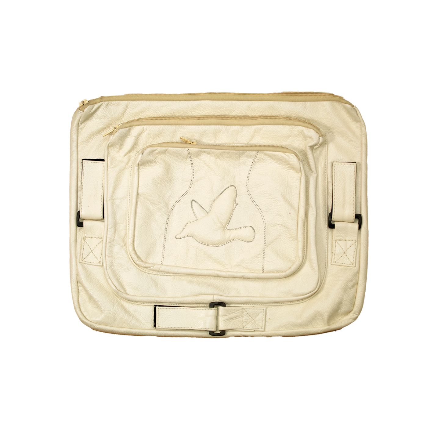Ivory Leather Hand Bag