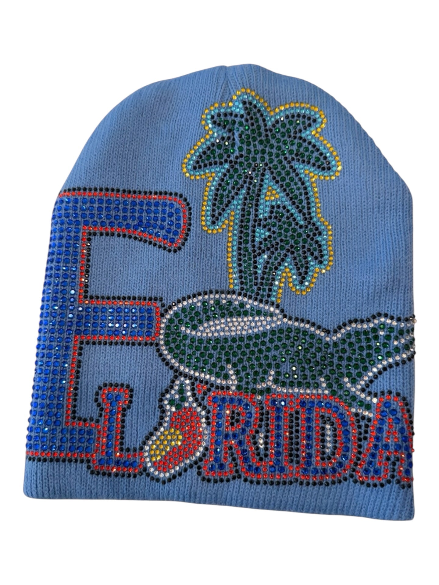 Florida Rhinestoned Beanie