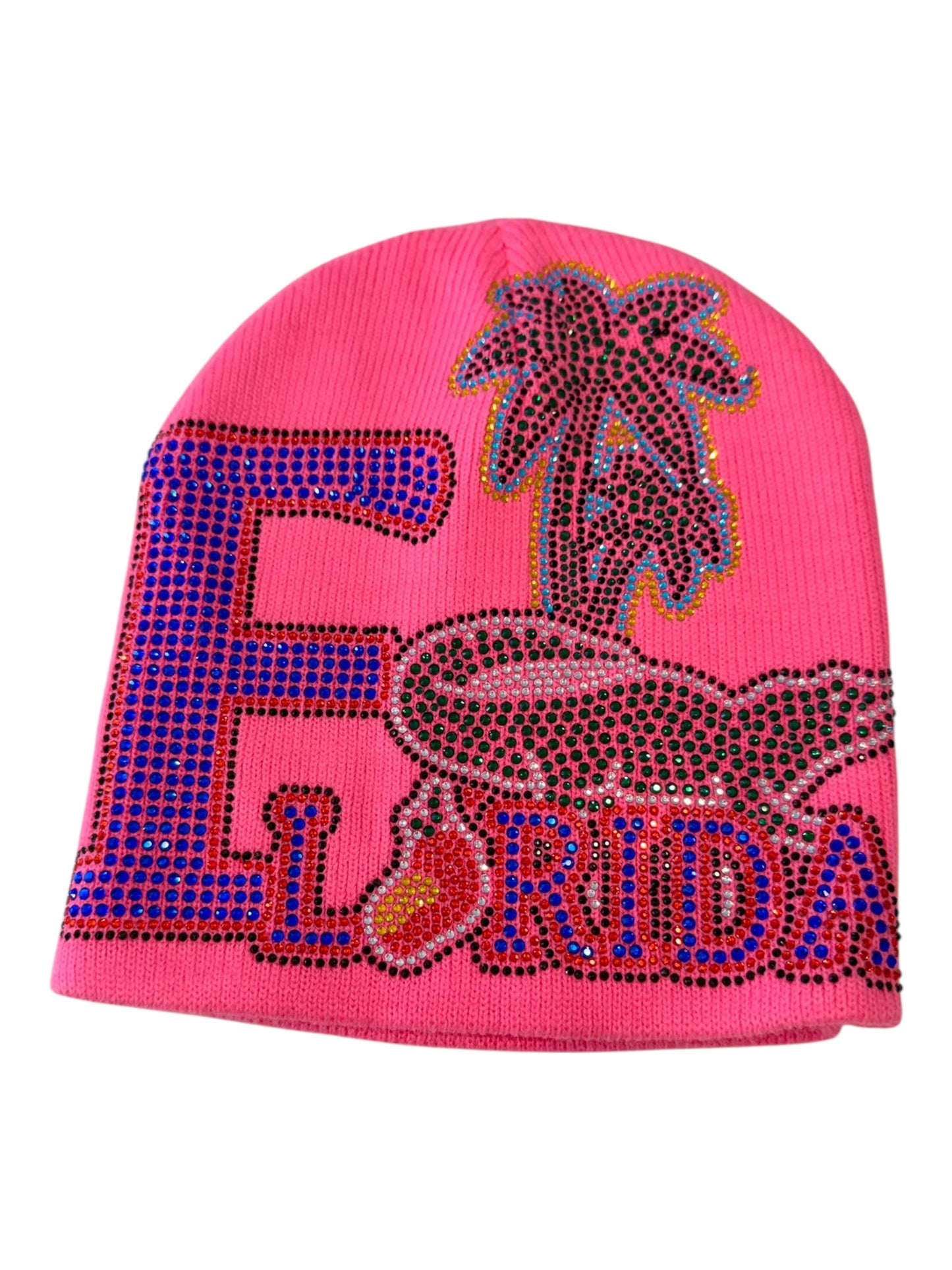 Florida Rhinestoned Beanie