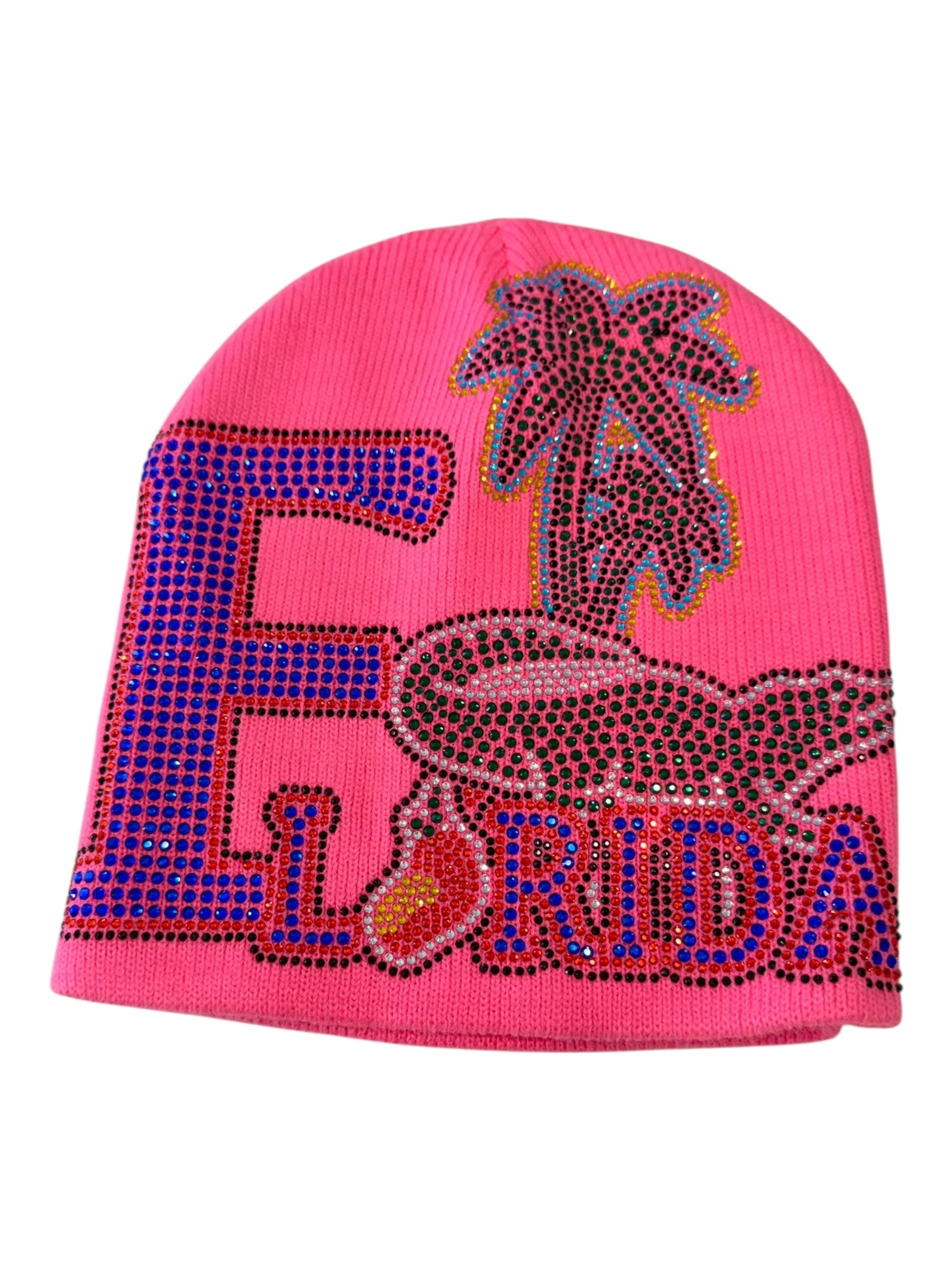 Florida Rhinestoned Beanie