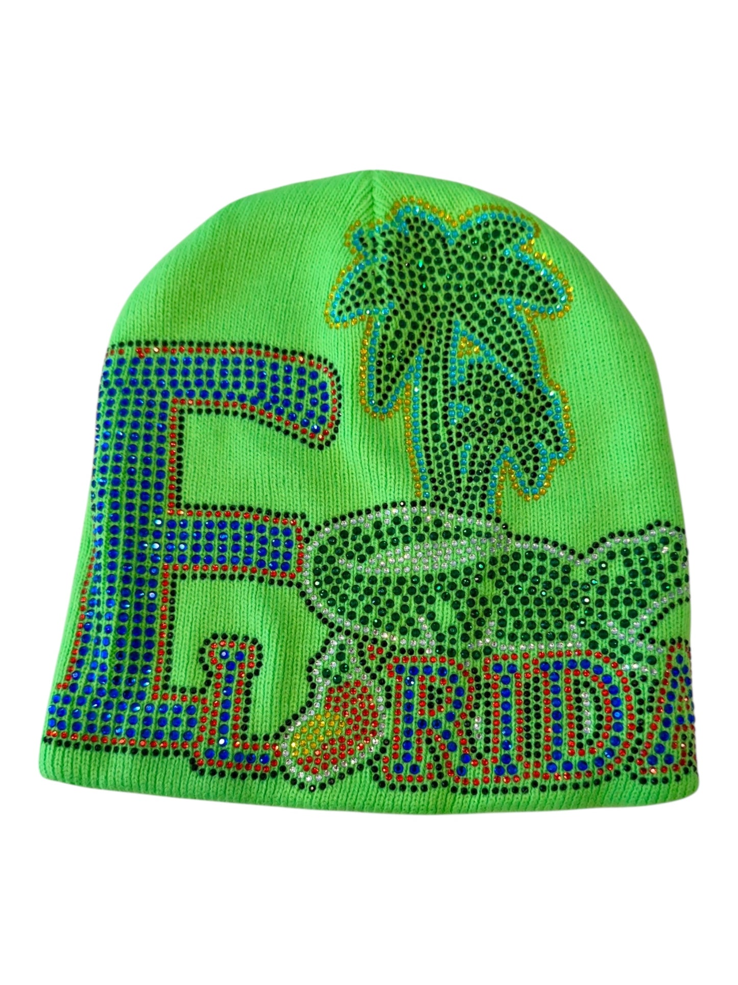 Florida Rhinestoned Beanie