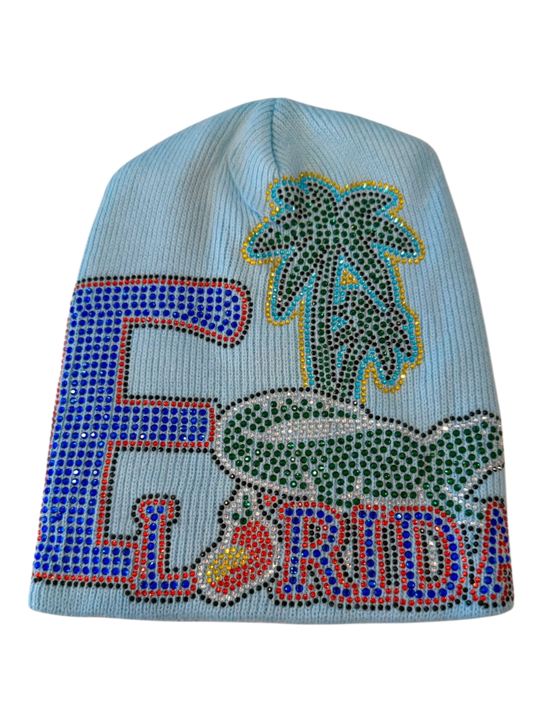 Florida Rhinestoned Beanie